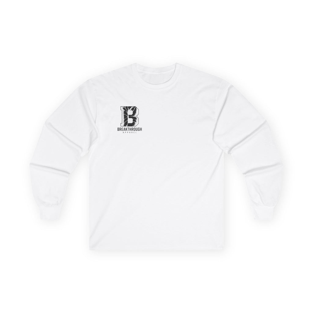 White Unisex Long Sleeve Tee